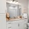 Ample bathroom storage