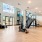 a gym with exercise equipment
